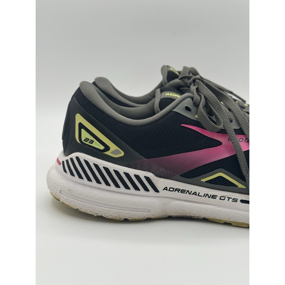 Brooks Womens Adrenaline GTS 23 1203811B037 Black Running Shoes Sneakers Size 10 - Picture 3 of 14